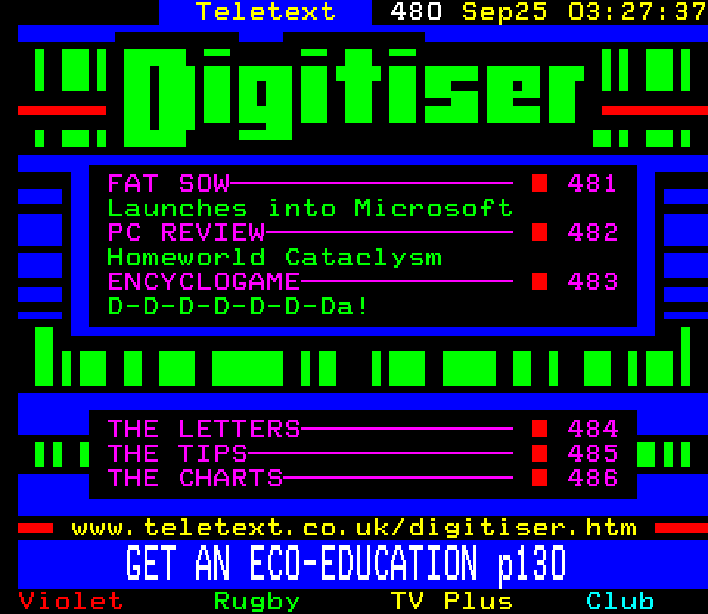 Digitiser, Teletext - 2000