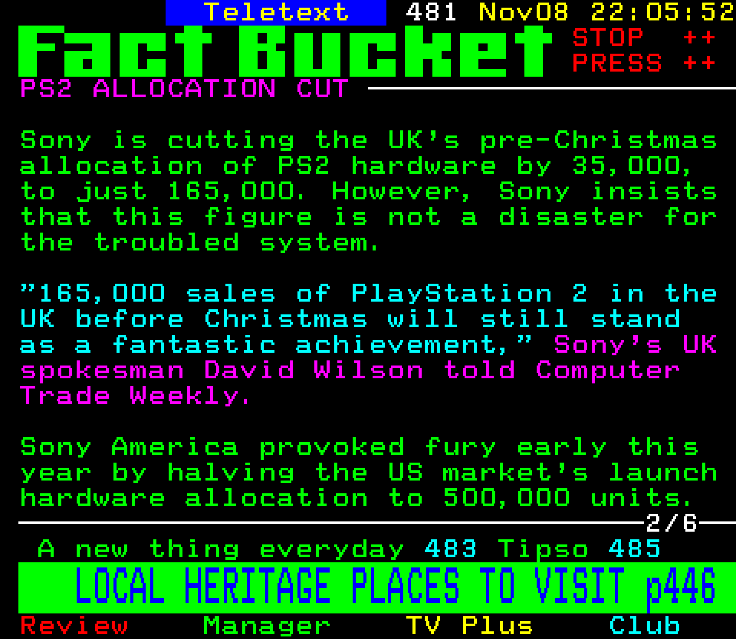 Digitiser, Teletext - 2000