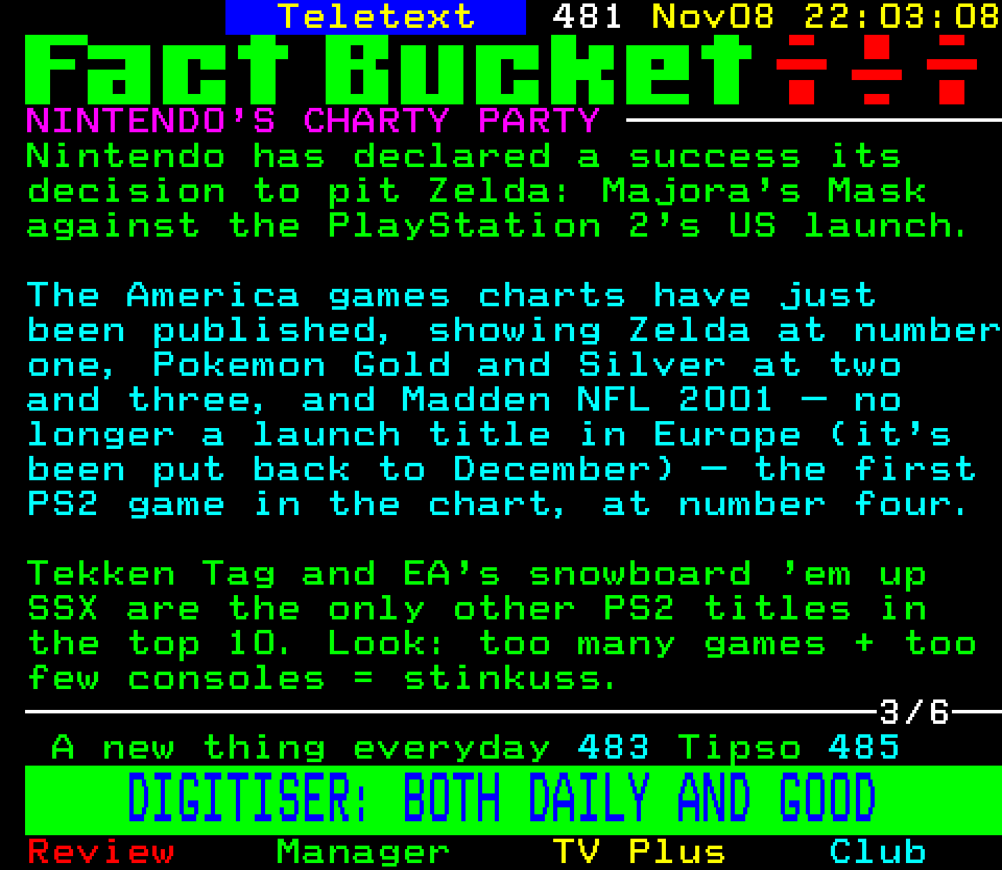 Digitiser, Teletext - 2000