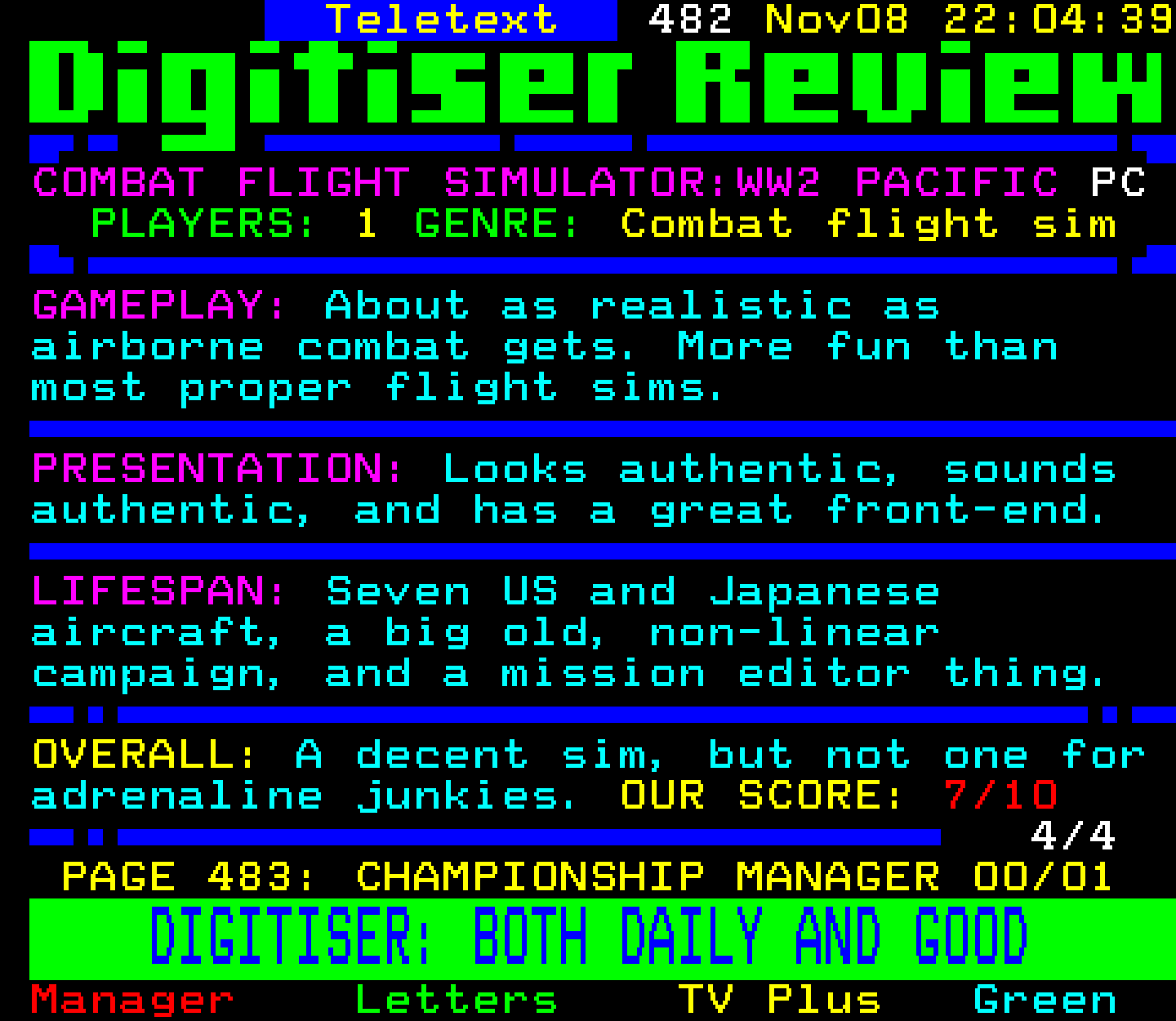 Digitiser, Teletext - 2000
