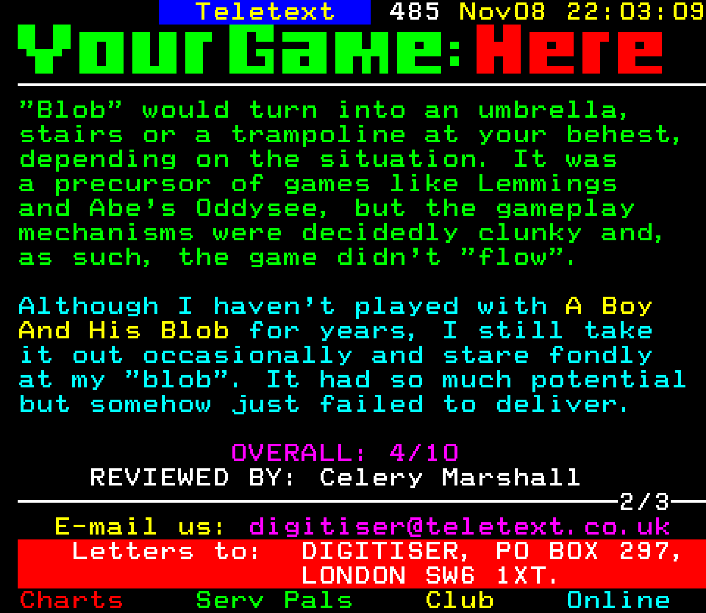 Digitiser, Teletext - 2000
