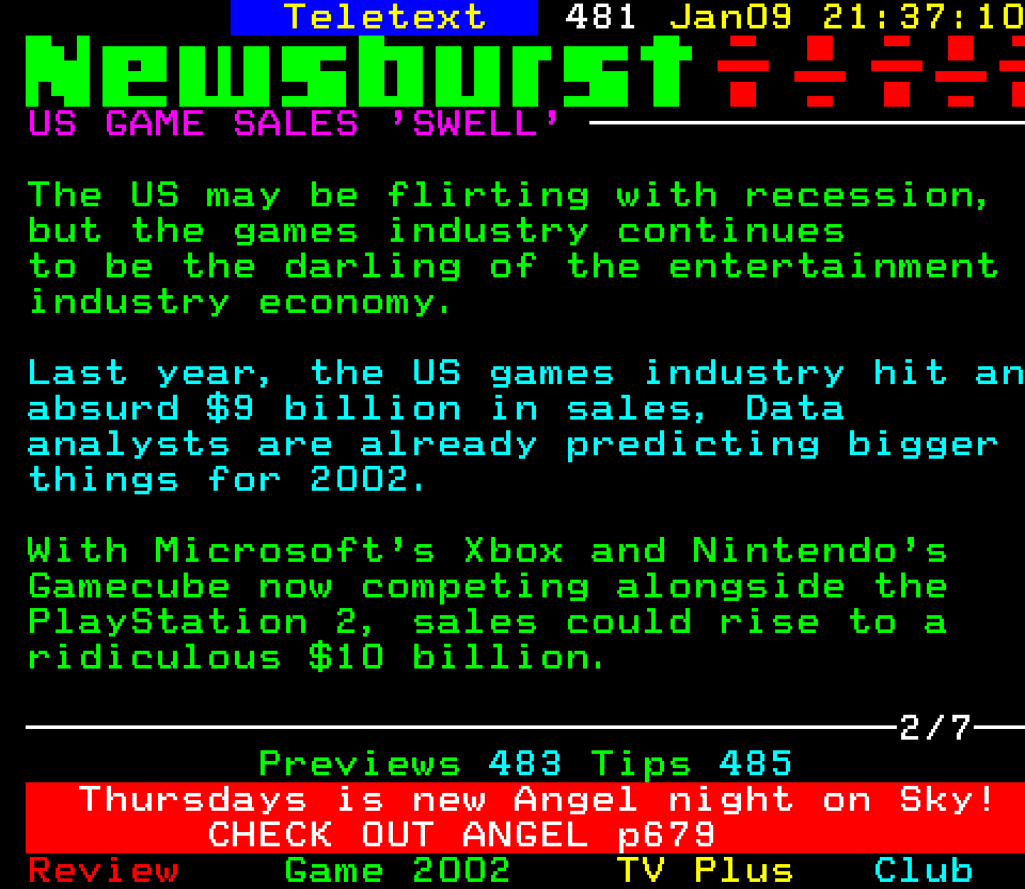 Digitiser, Teletext - 2002