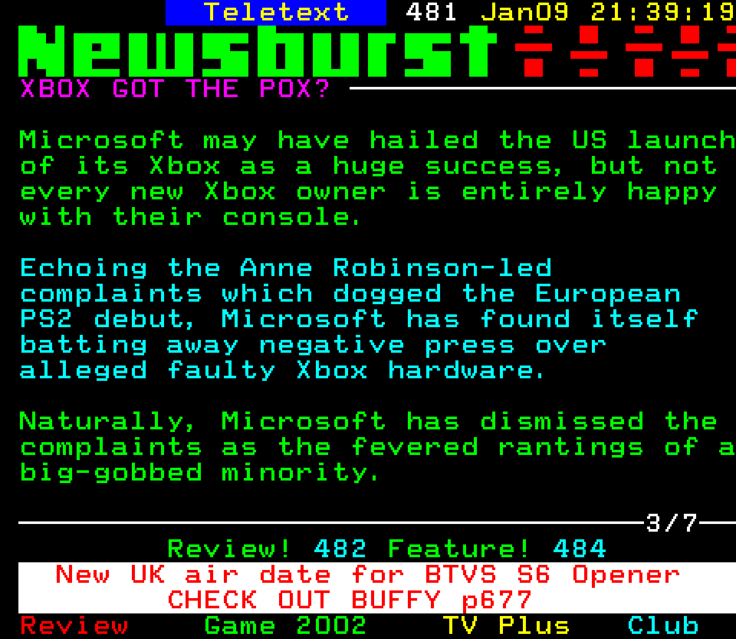 Digitiser, Teletext - 2002