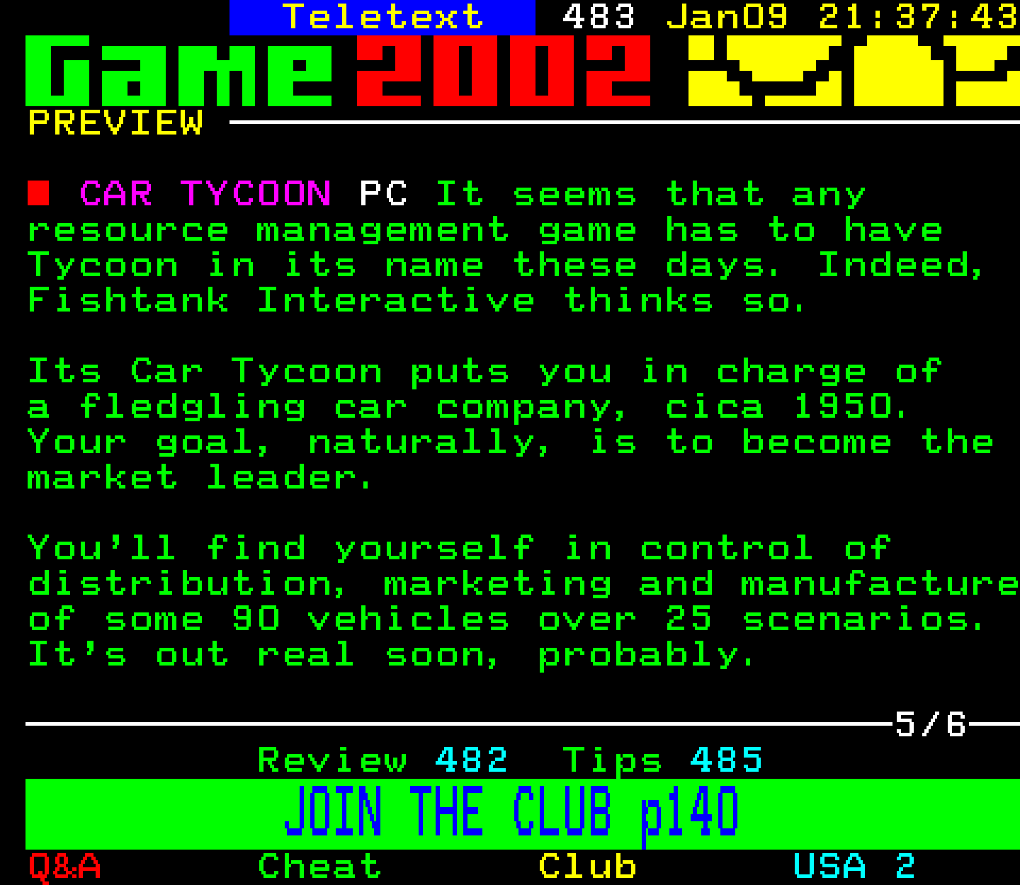 Digitiser, Teletext - 2002