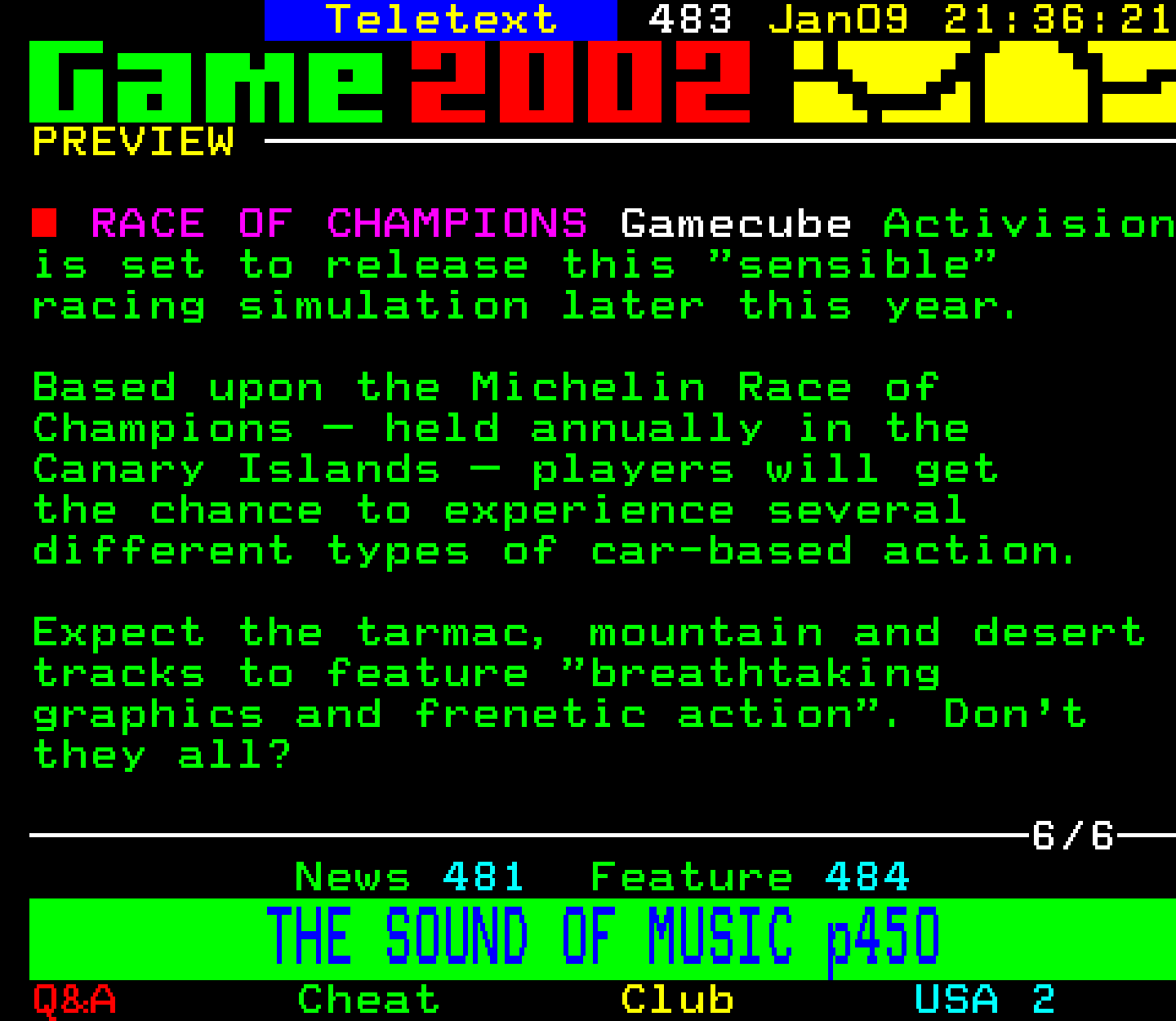 Digitiser, Teletext - 2002