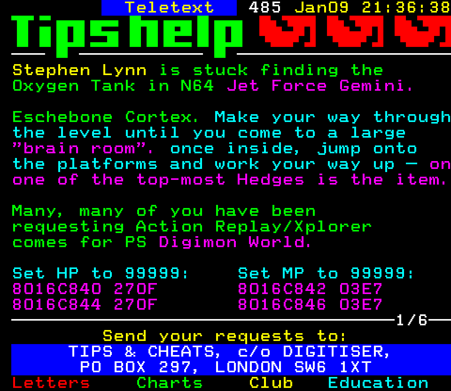 Digitiser, Teletext - 2002