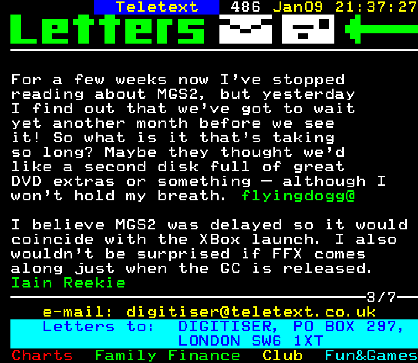 Digitiser, Teletext - 2002