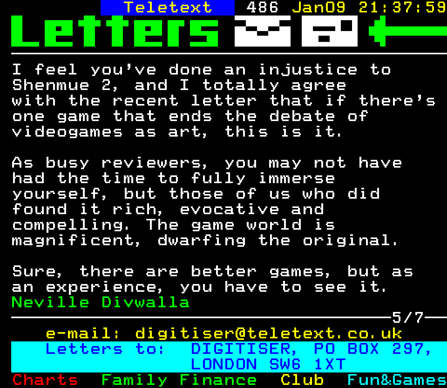 Digitiser, Teletext - 2002