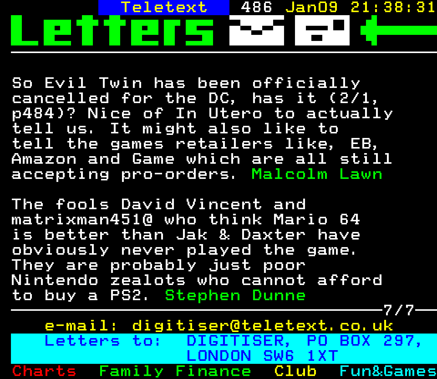 Digitiser, Teletext - 2002