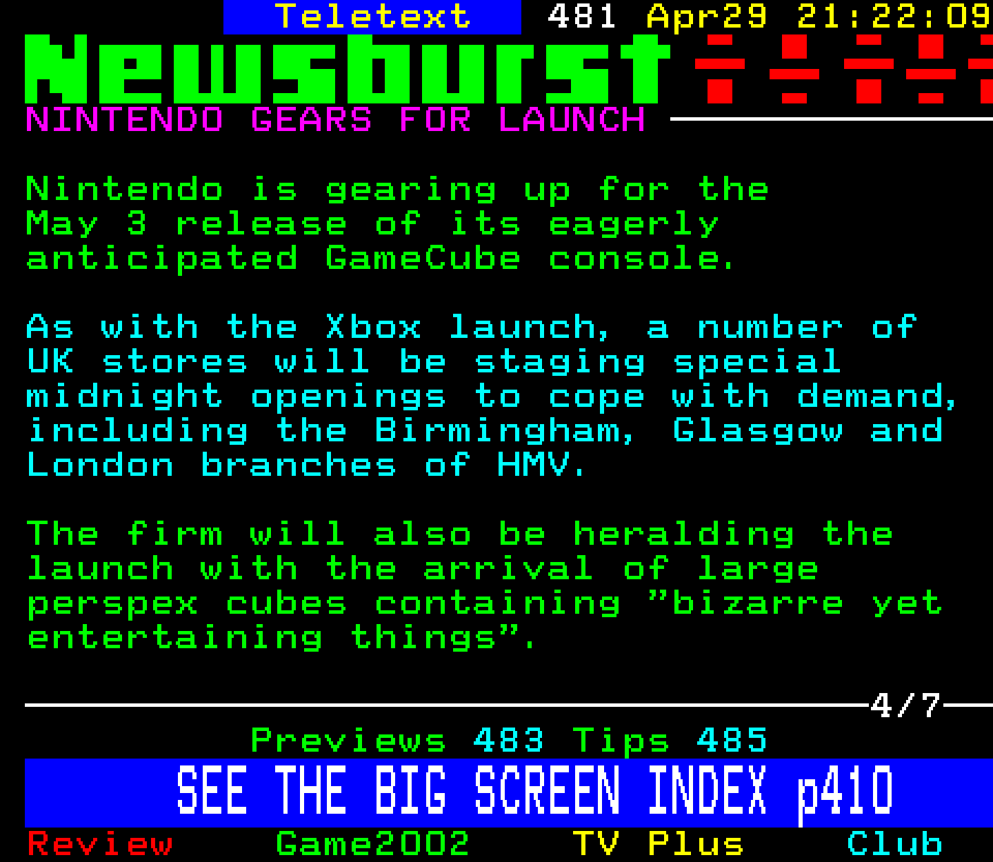 Digitiser, Teletext - 2002