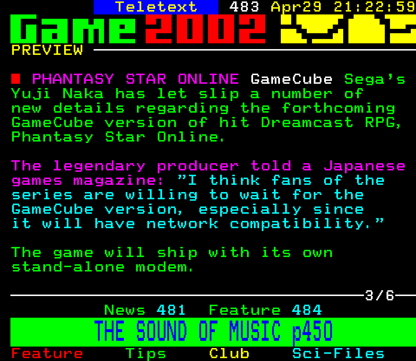 Digitiser, Teletext - 2002