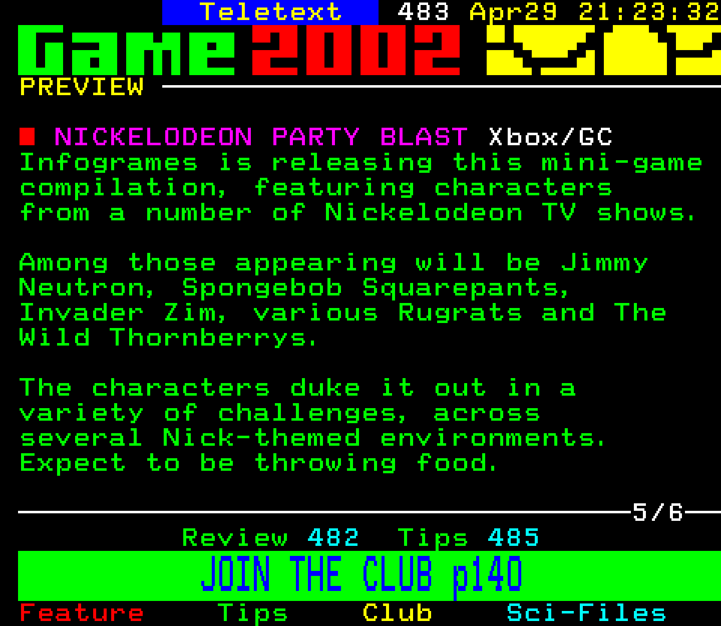 Digitiser, Teletext - 2002