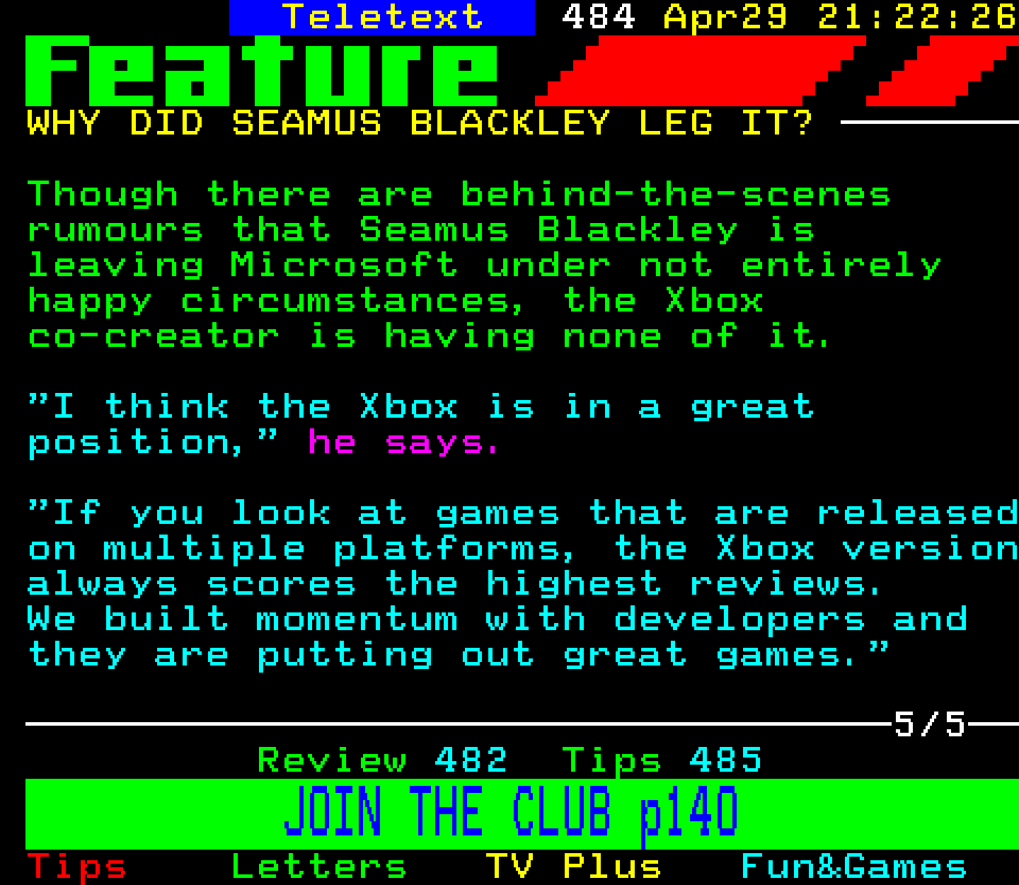 Digitiser, Teletext - 2002