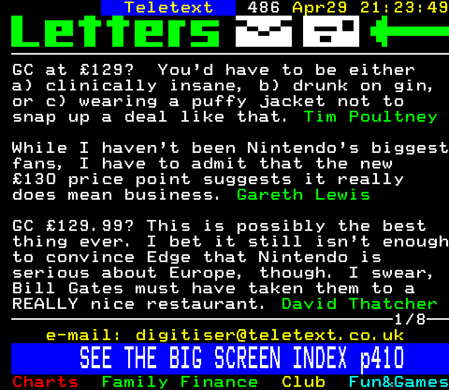 Digitiser, Teletext - 2002