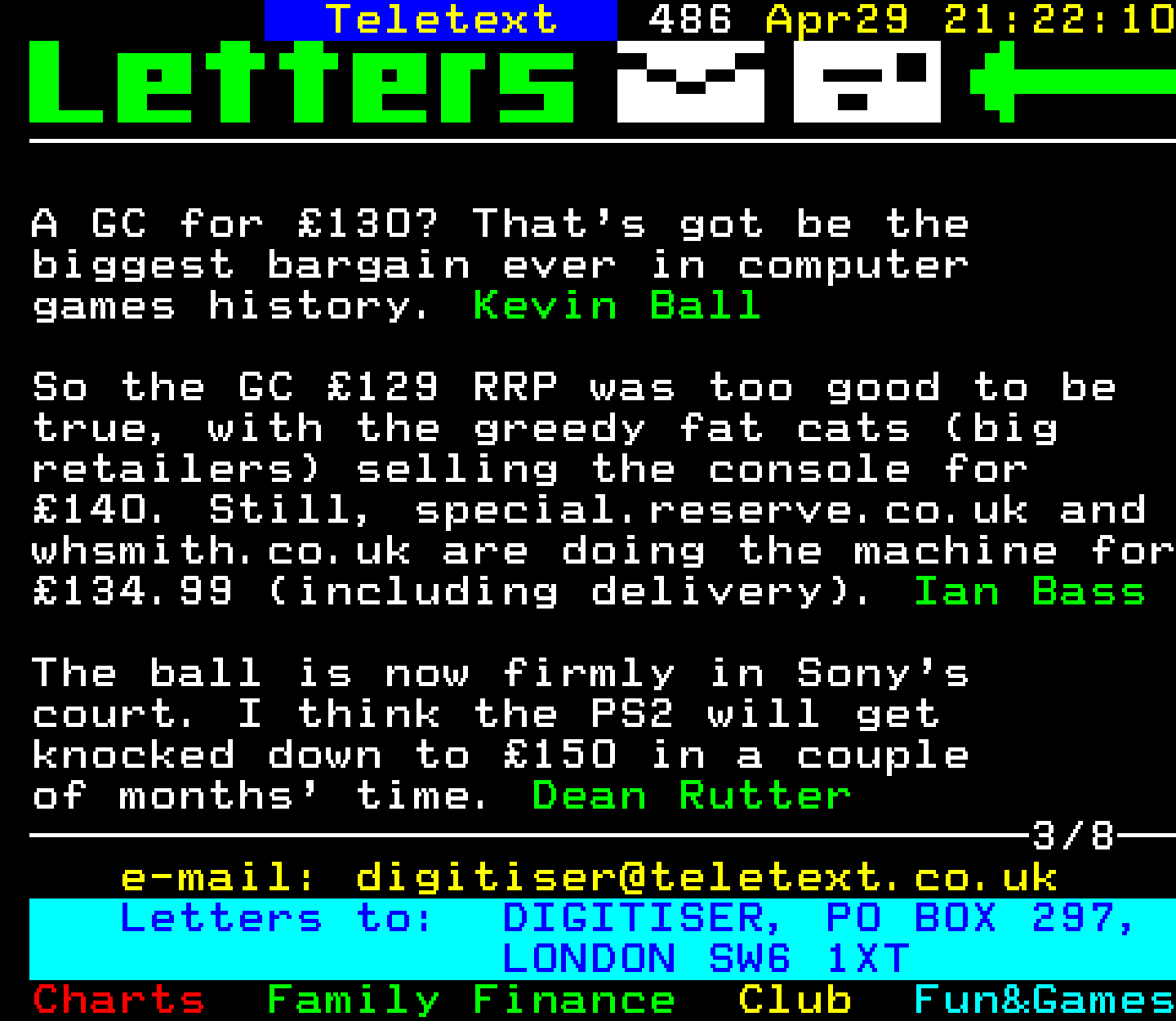 Digitiser, Teletext - 2002