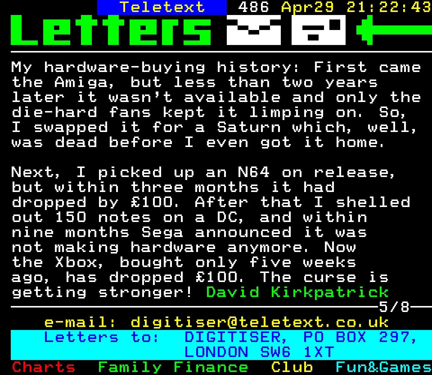 Digitiser, Teletext - 2002
