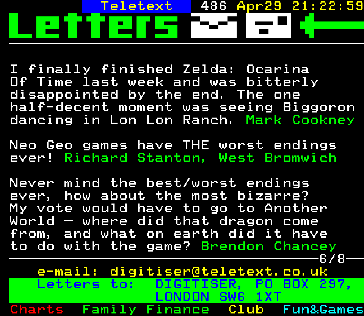 Digitiser, Teletext - 2002