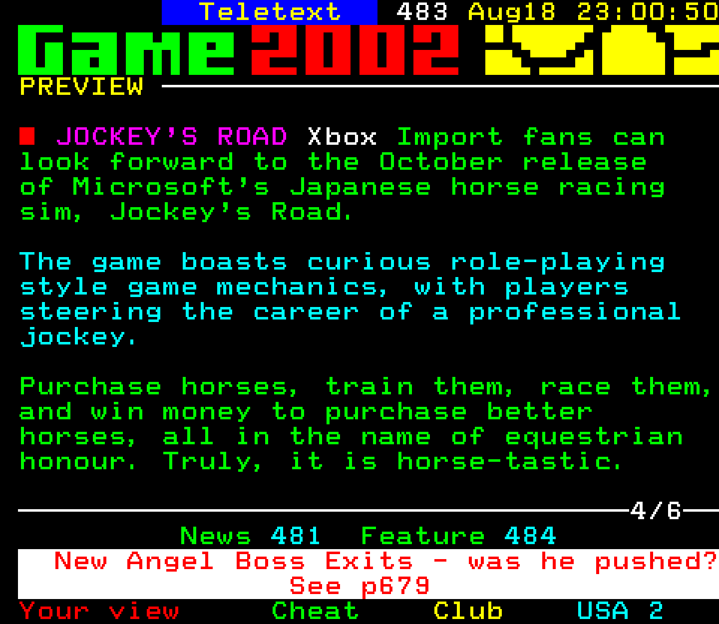 Digitiser, Teletext - 2002