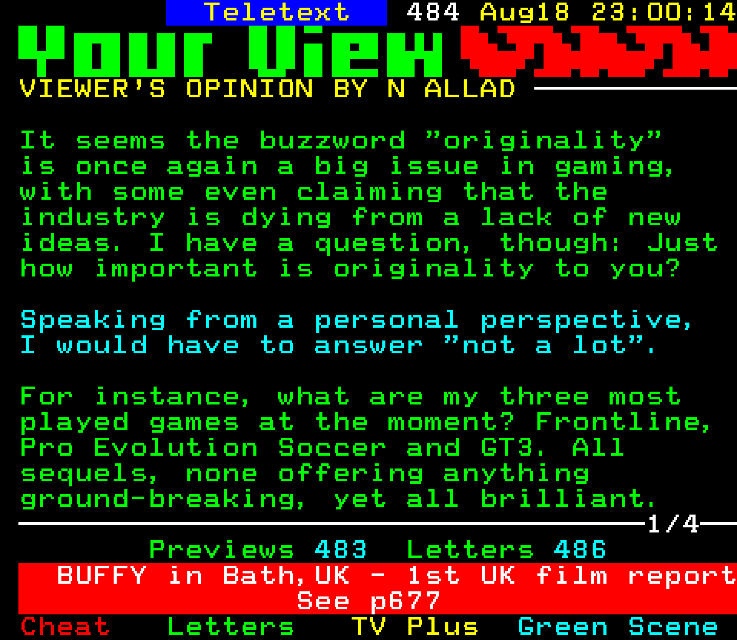 Digitiser, Teletext - 2002