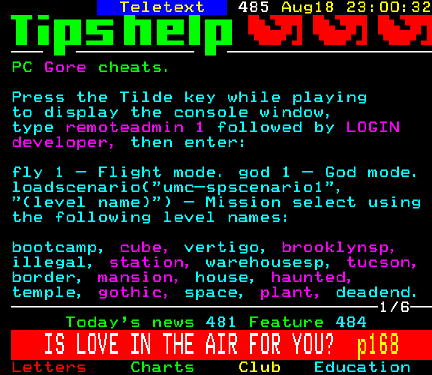 Digitiser, Teletext - 2002