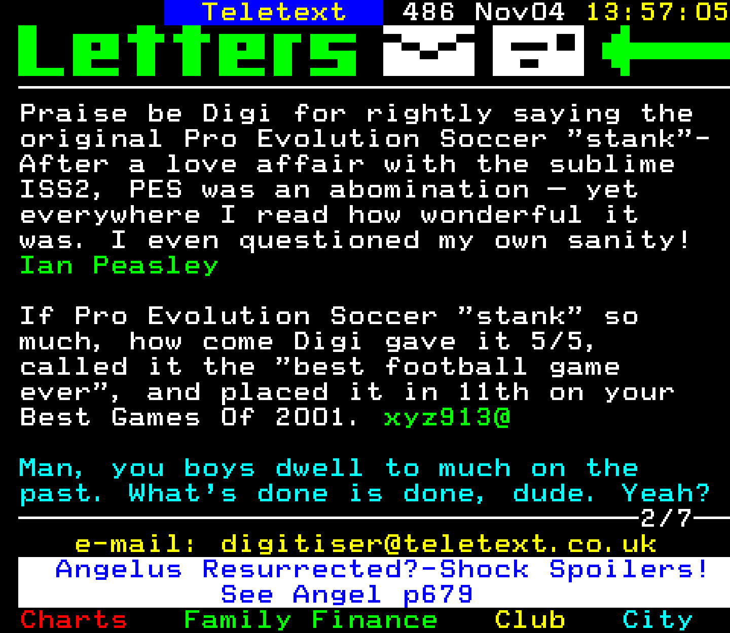 Digitiser, Teletext - 2002