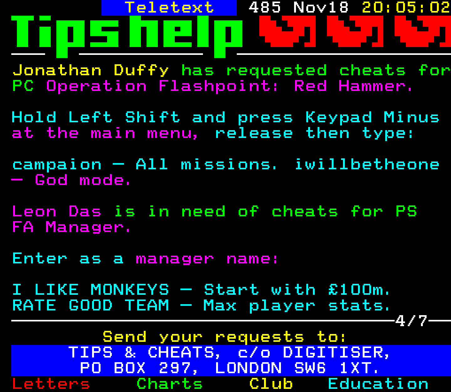 Digitiser, Teletext - 2002