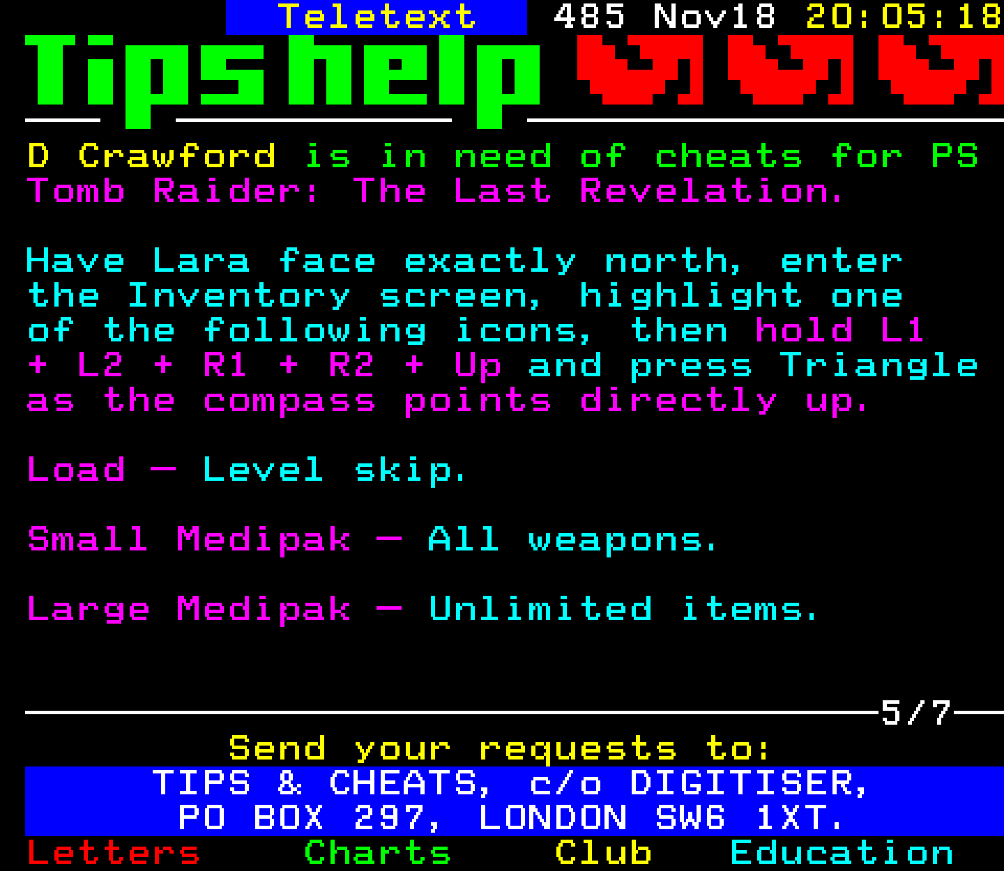 Digitiser, Teletext - 2002