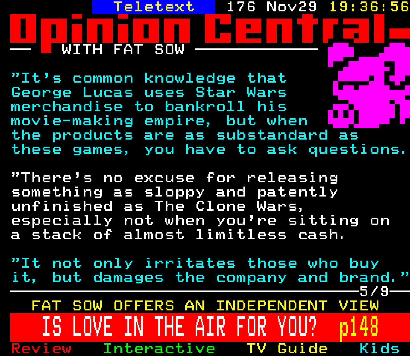 Digitiser, Teletext - 2002