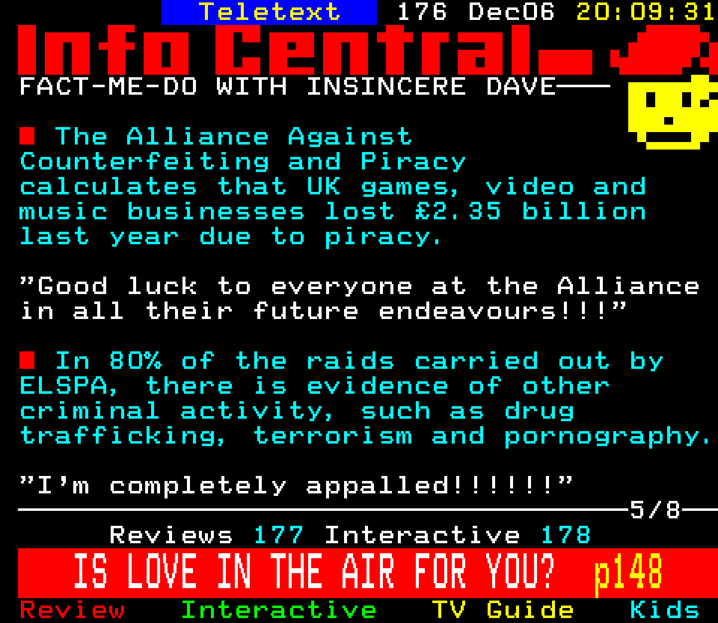 Digitiser, Teletext - 2002