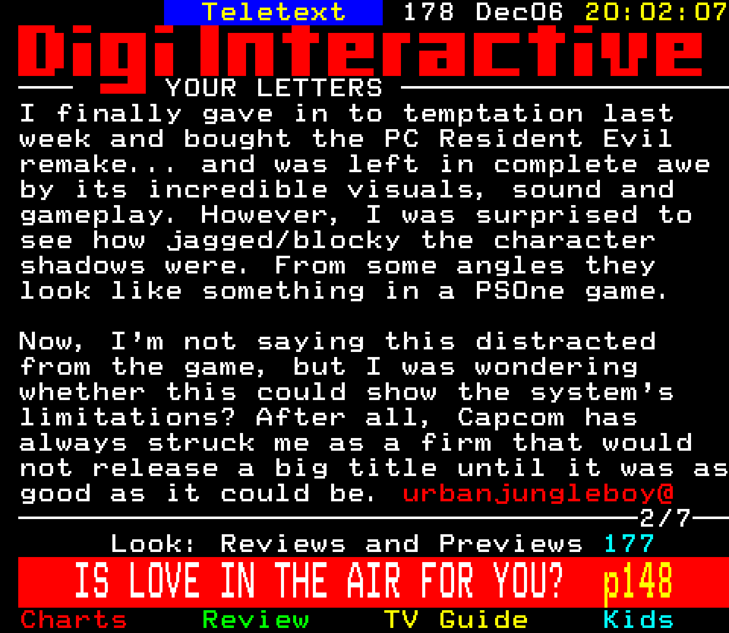 Digitiser, Teletext - 2002