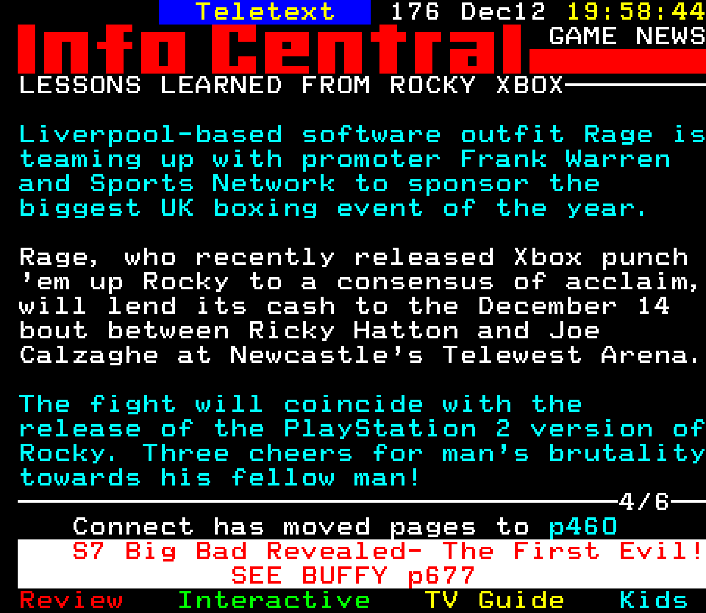 Digitiser, Teletext - 2002