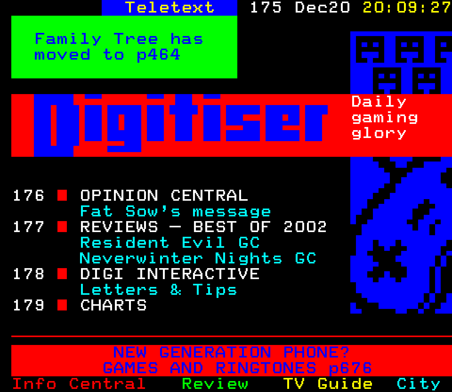 Digitiser, Teletext - 2002