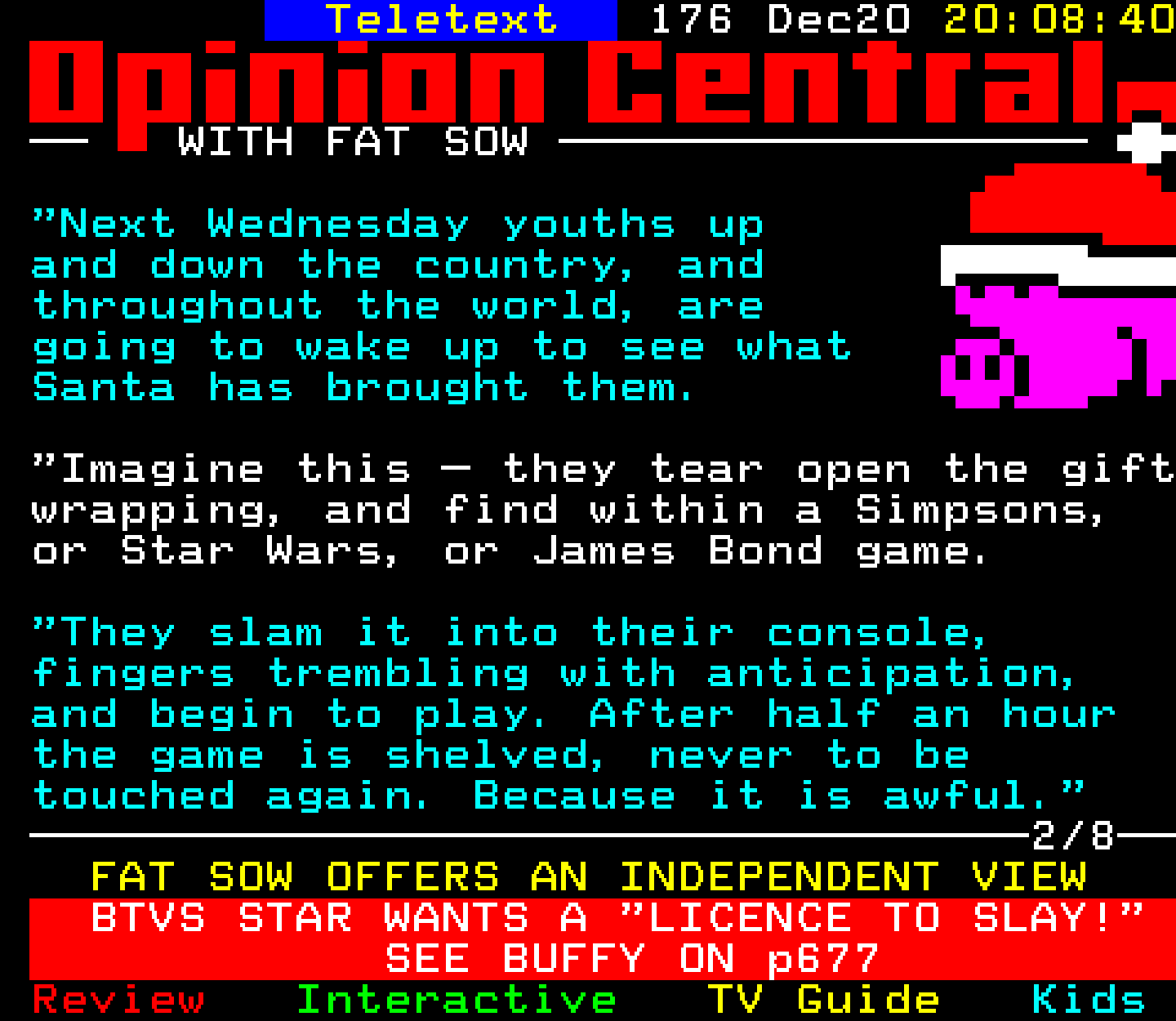 Digitiser, Teletext - 2002