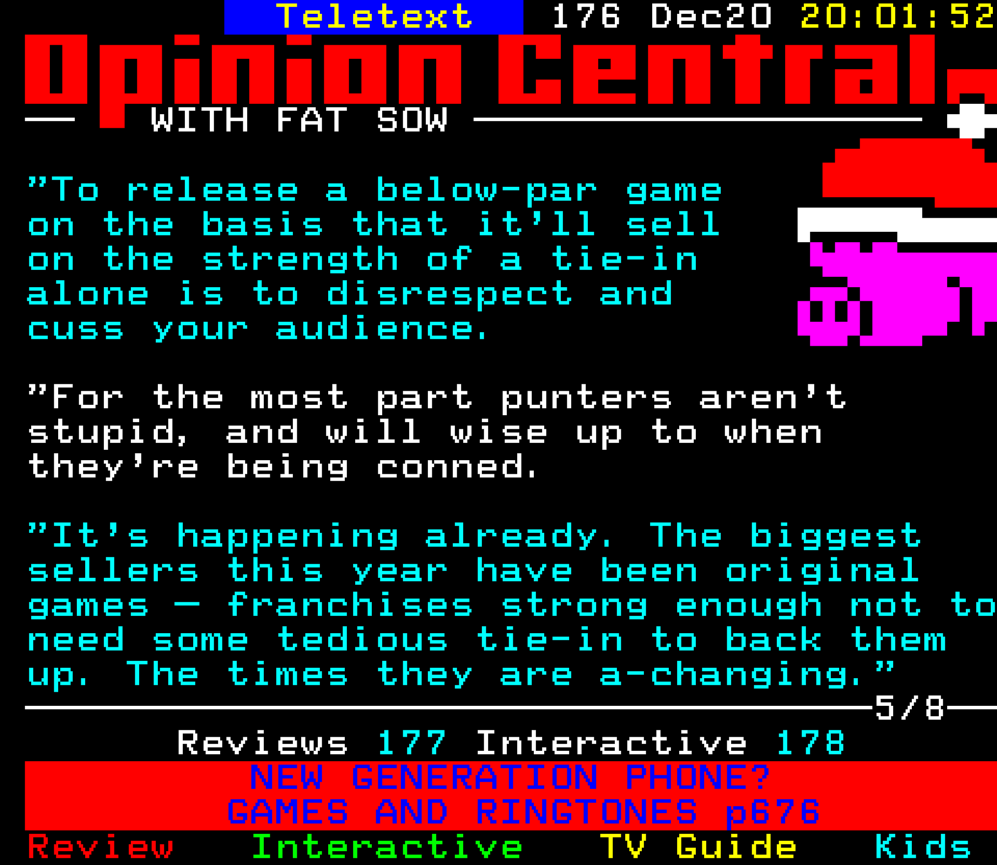 Digitiser, Teletext - 2002