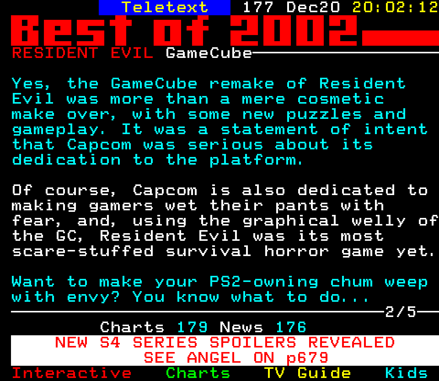 Digitiser, Teletext - 2002