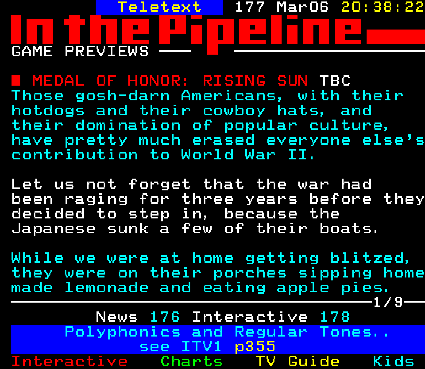 Digitiser, Teletext - 2003