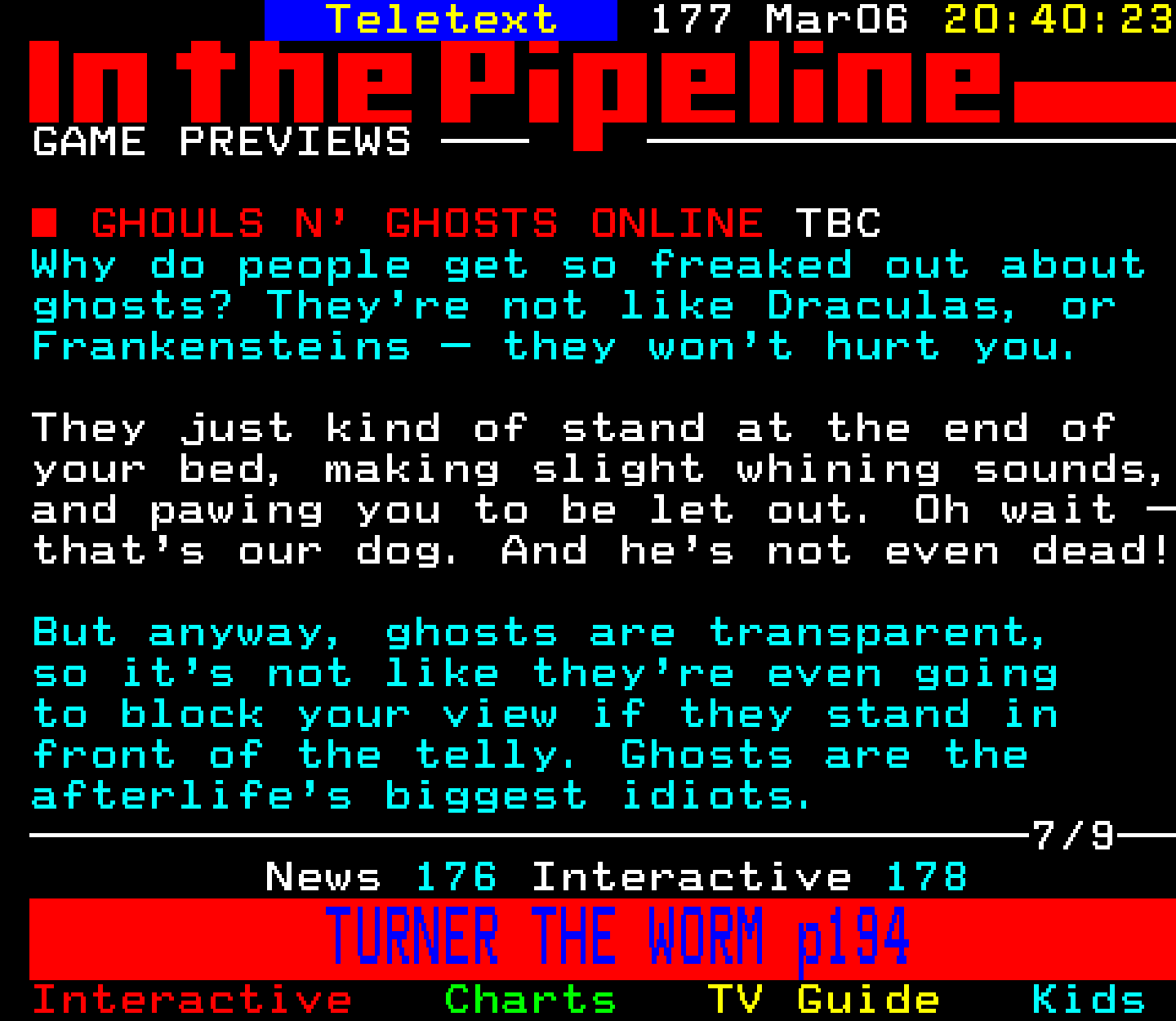 Digitiser, Teletext - 2003