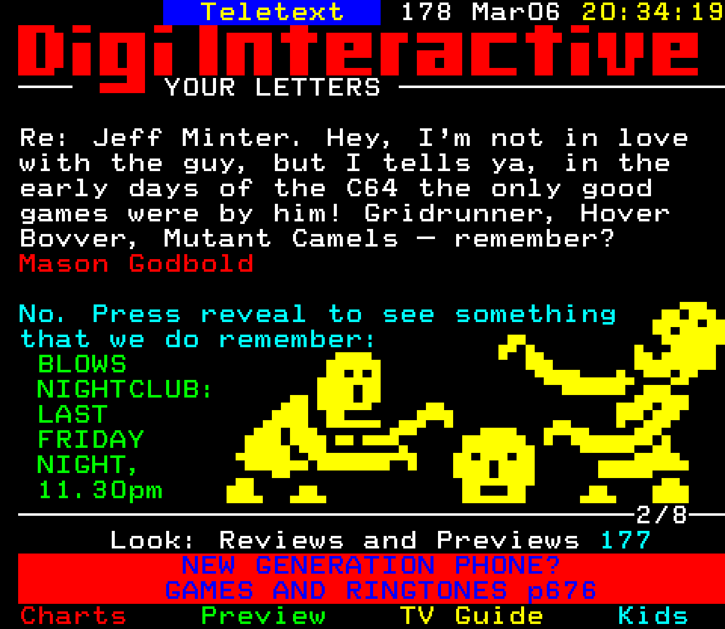 Digitiser, Teletext - 2003