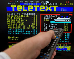 Teletext was used by millions